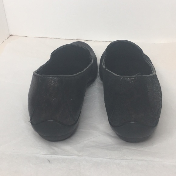 Dansko Olivia Metallic Leopard Print Tailored Flat - Picture 3 of 9